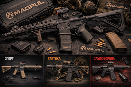 Magpul для AR-15: оптимальная сборка под задачи стрелка (спорт, тактика, самооборона)